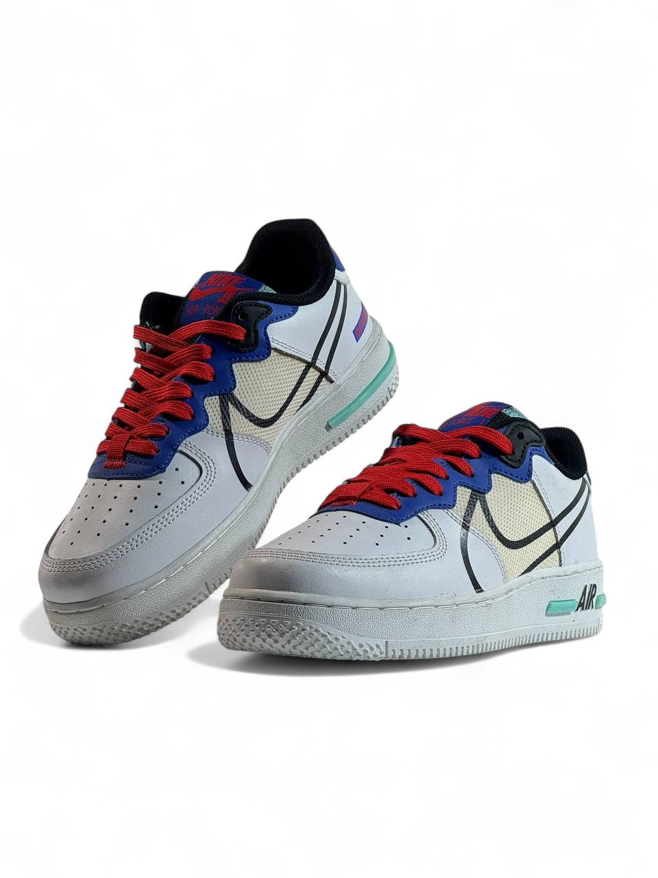 🔥 Nike Air Force 1 React Multi-Color 👟 | Power Meets Style