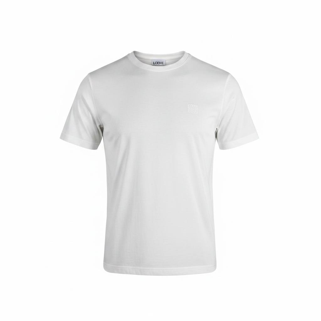 Loewe Minimalist White Premium T-Shirt – Luxury Casual Essential 🤍✨