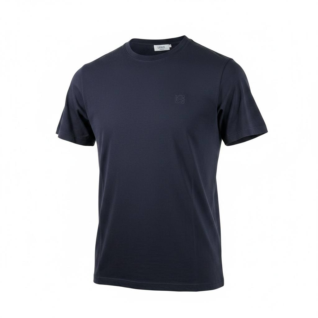 Loewe Minimalist Navy Premium T-Shirt – Luxury Everyday Essential 💙✨