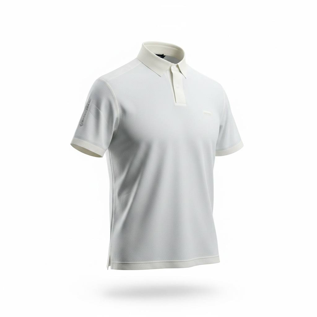 Emporio Armani White Premium Polo Shirt – Luxury Smart Casual Essential 🤍✨