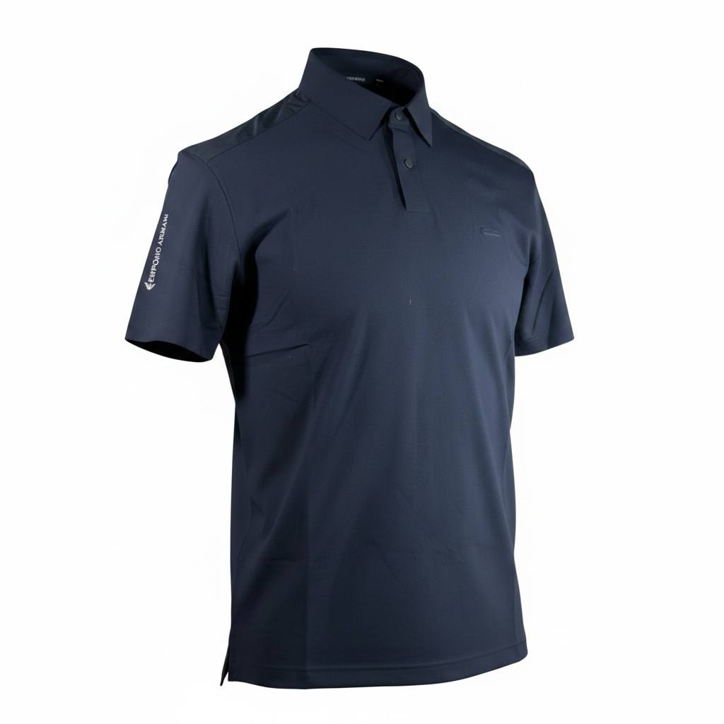 Emporio Armani Navy Premium Polo Shirt – Luxury Smart Casual Essential 💙✨