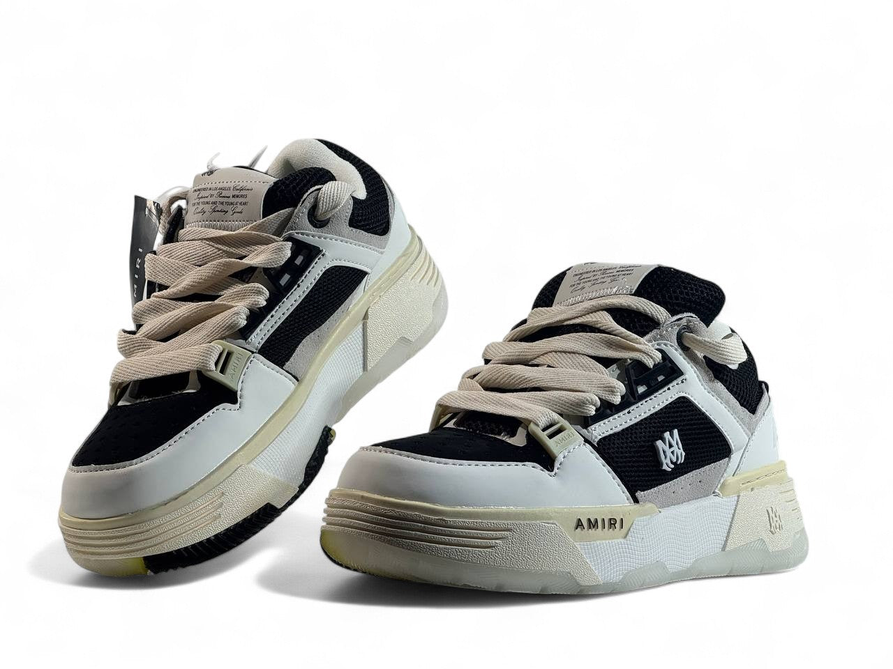 🔥 Amiri Skel Top White Black 👟 | Power Meets Style