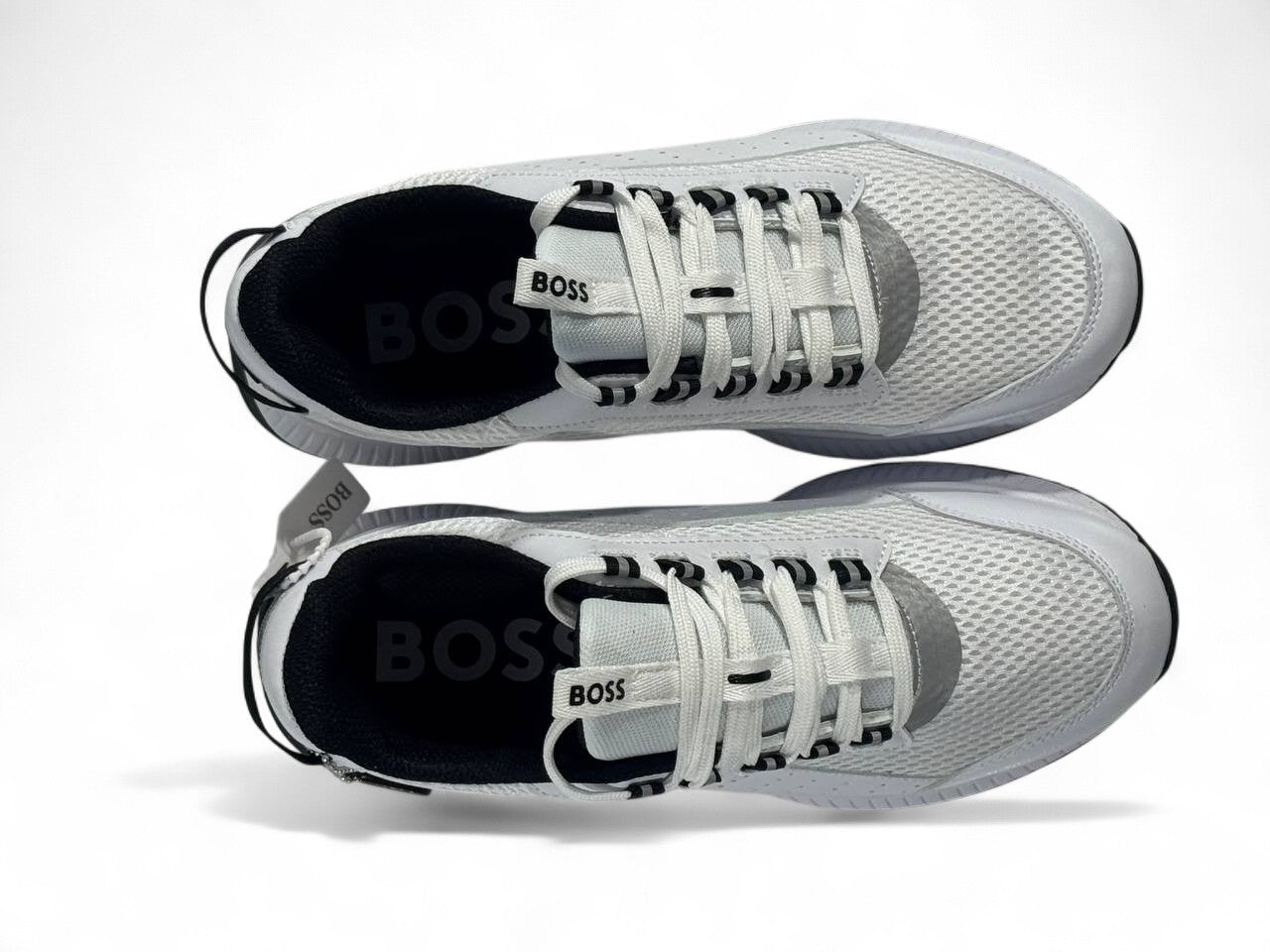 ⚪ Hugo Boss Velocity Sneakers – White Edition 👟