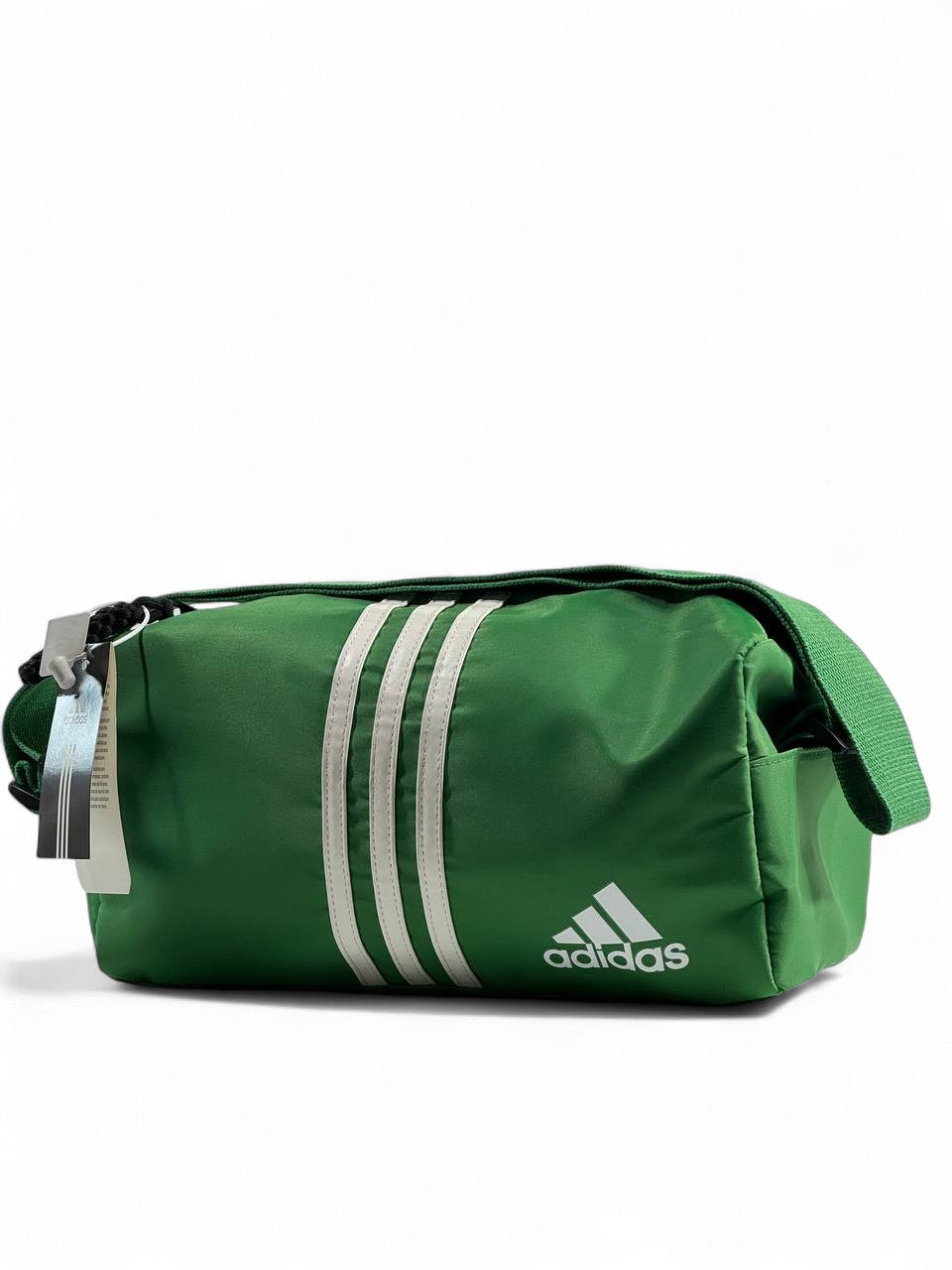 💚 Adidas Triple-Stripe Crossbody Bag – Emerald Edition 💚