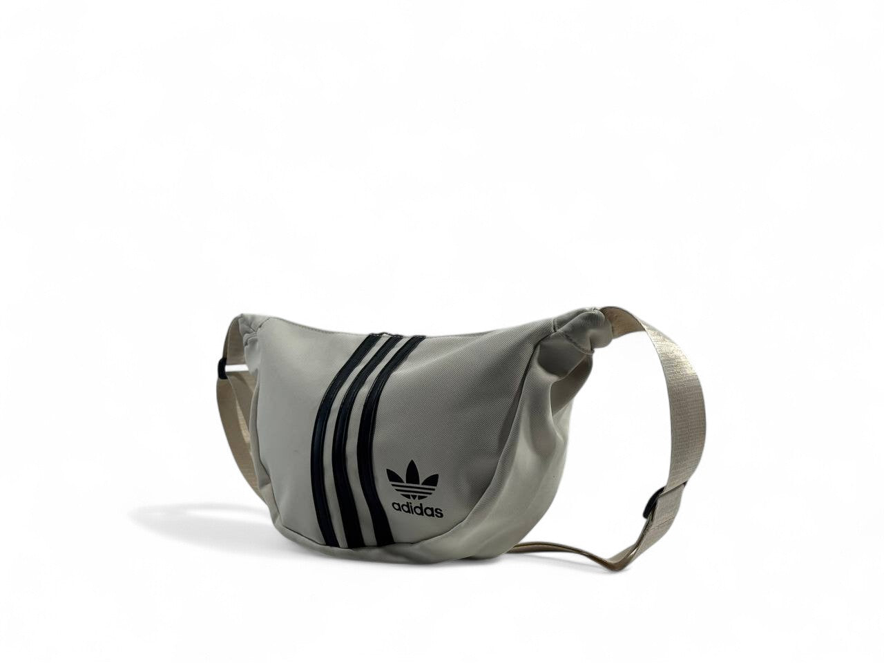 🤍 Adidas Waist & Crossbody Bag – Cream Edition 🤍