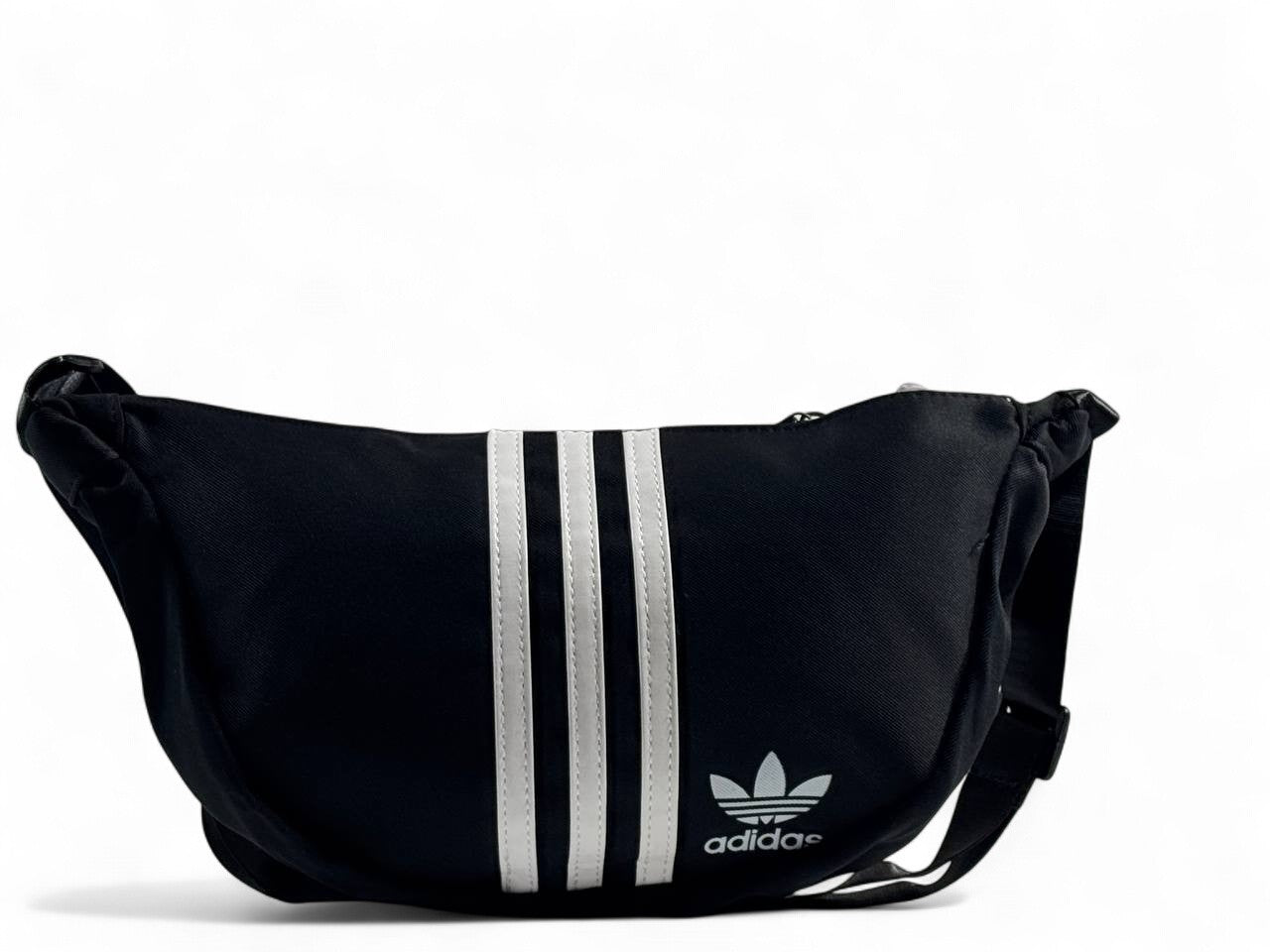 🖤 Adidas Originals Waist & Crossbody Bag – Triple Stripe Edition 🖤