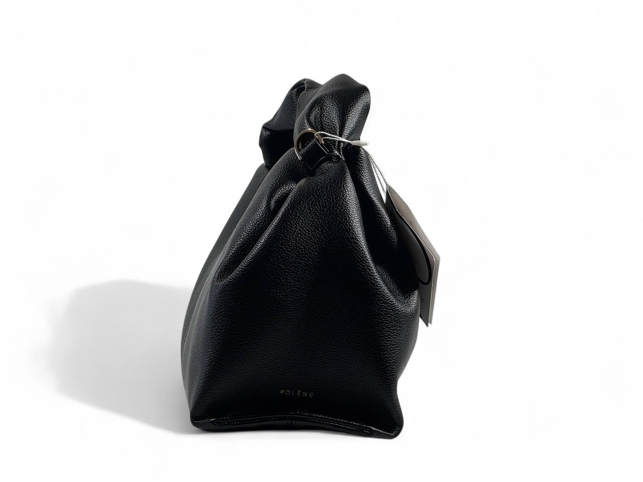 🖤 Polène Folded Leather Tote Bag – Noir Elegance Edition 🖤