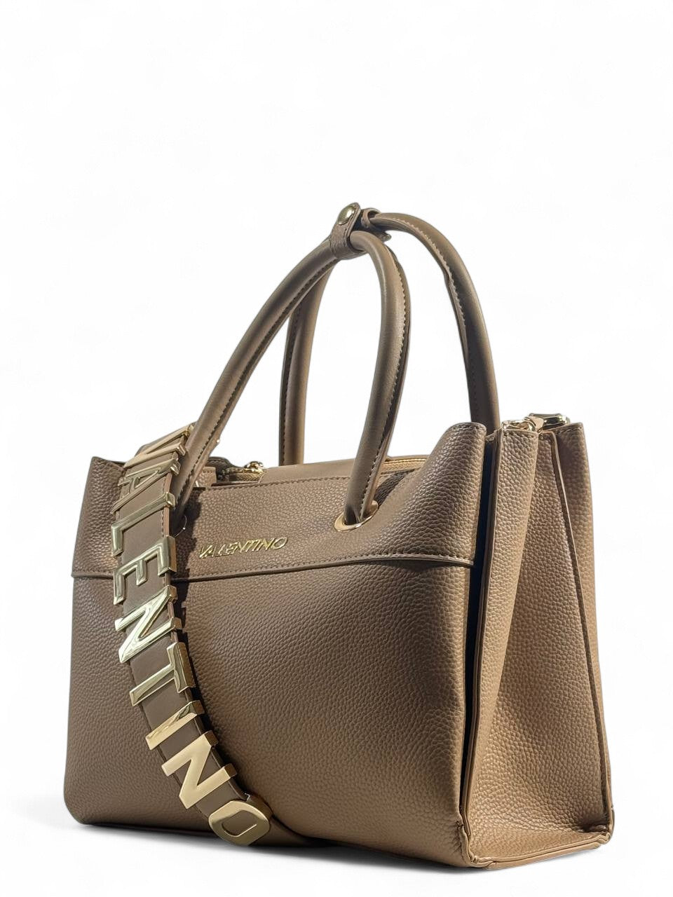 ✨ Valentino Garavani Leather Tote – Iconic Gold Strap Edition ✨