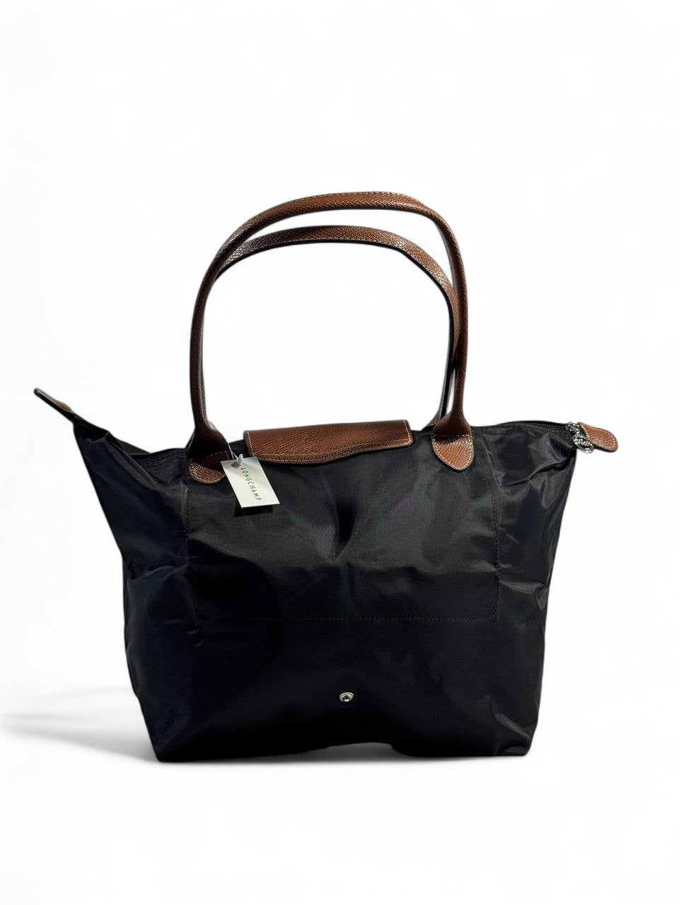 🖤 Longchamp Le Pliage Large Tote – Black & Cognac Edition 🖤
