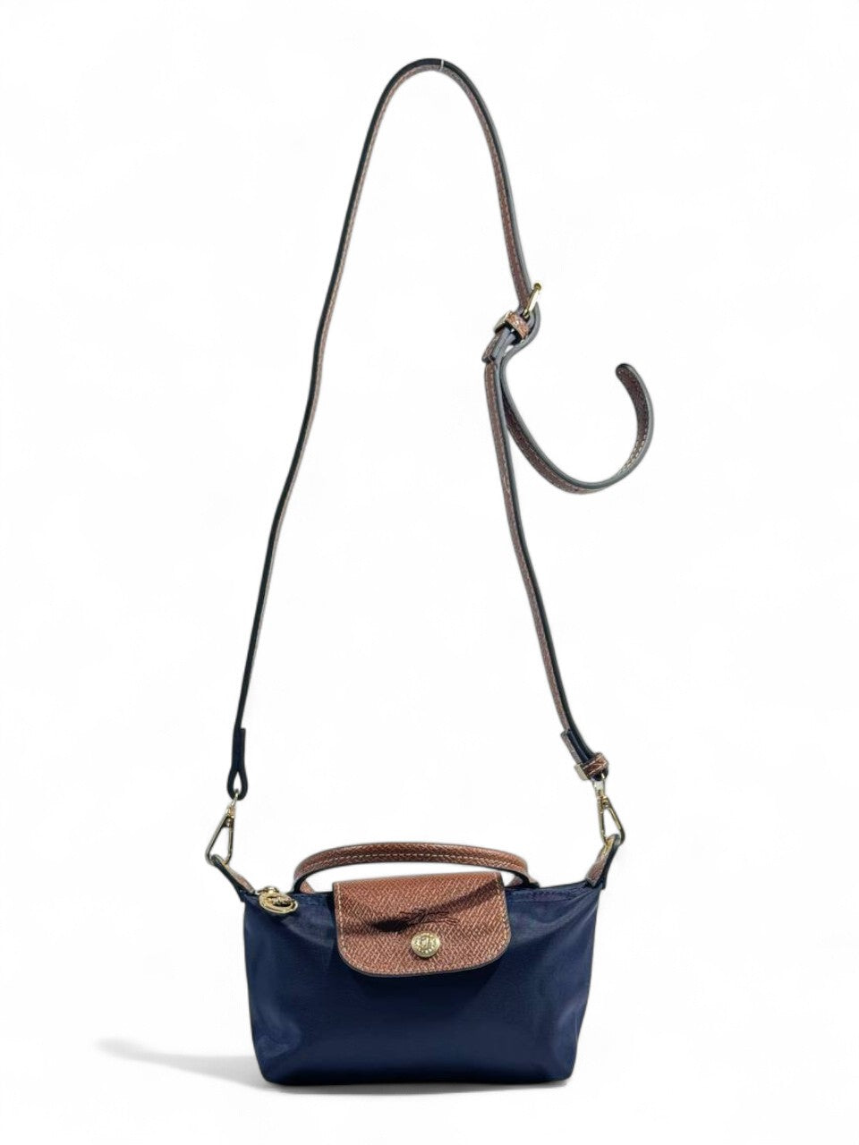 💙 Longchamp Le Pliage Crossbody Bag – Navy Mini Edition 💙