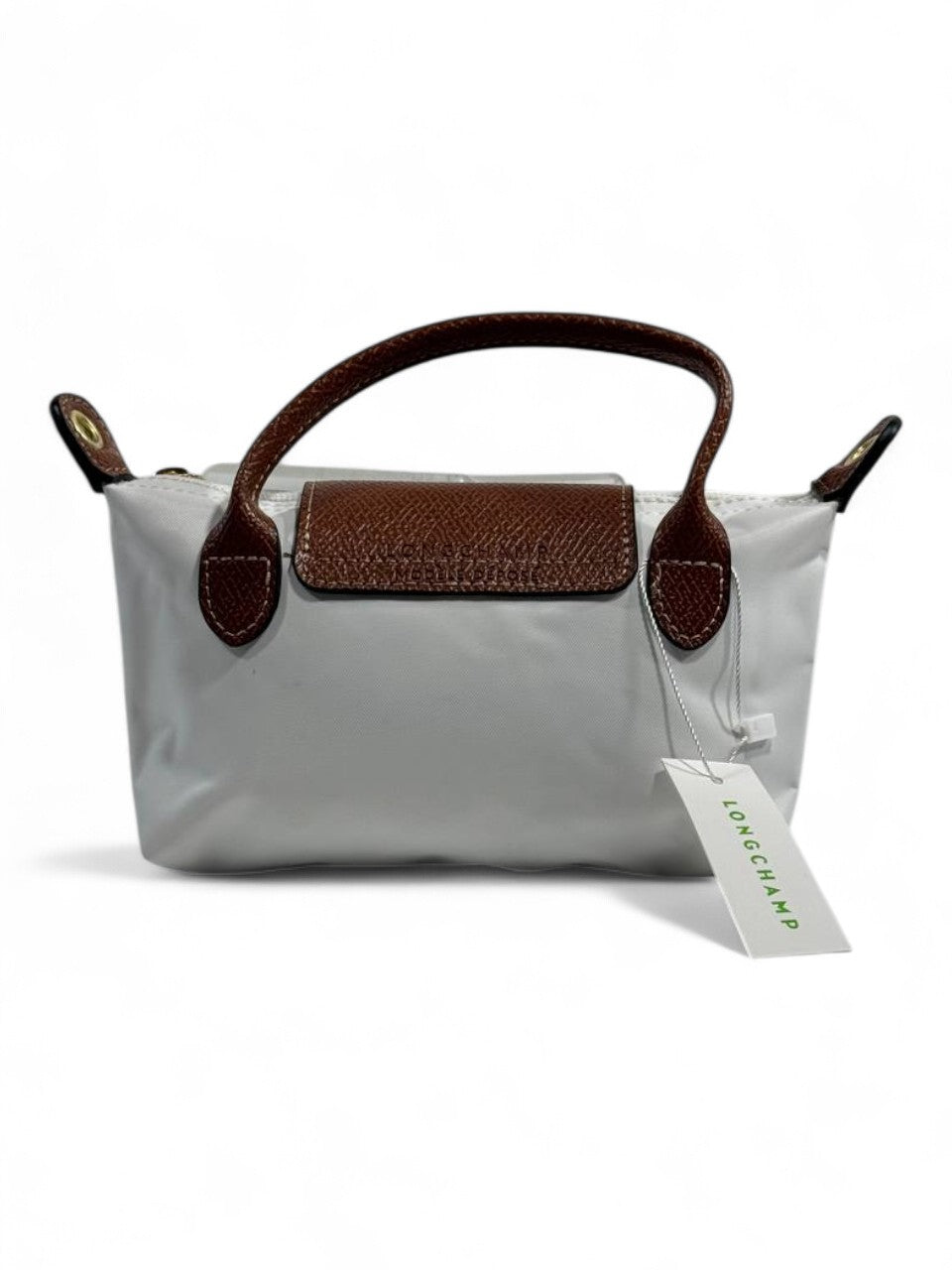 🤍 Longchamp Le Pliage Crossbody Bag – White Elegance Edition 🤍