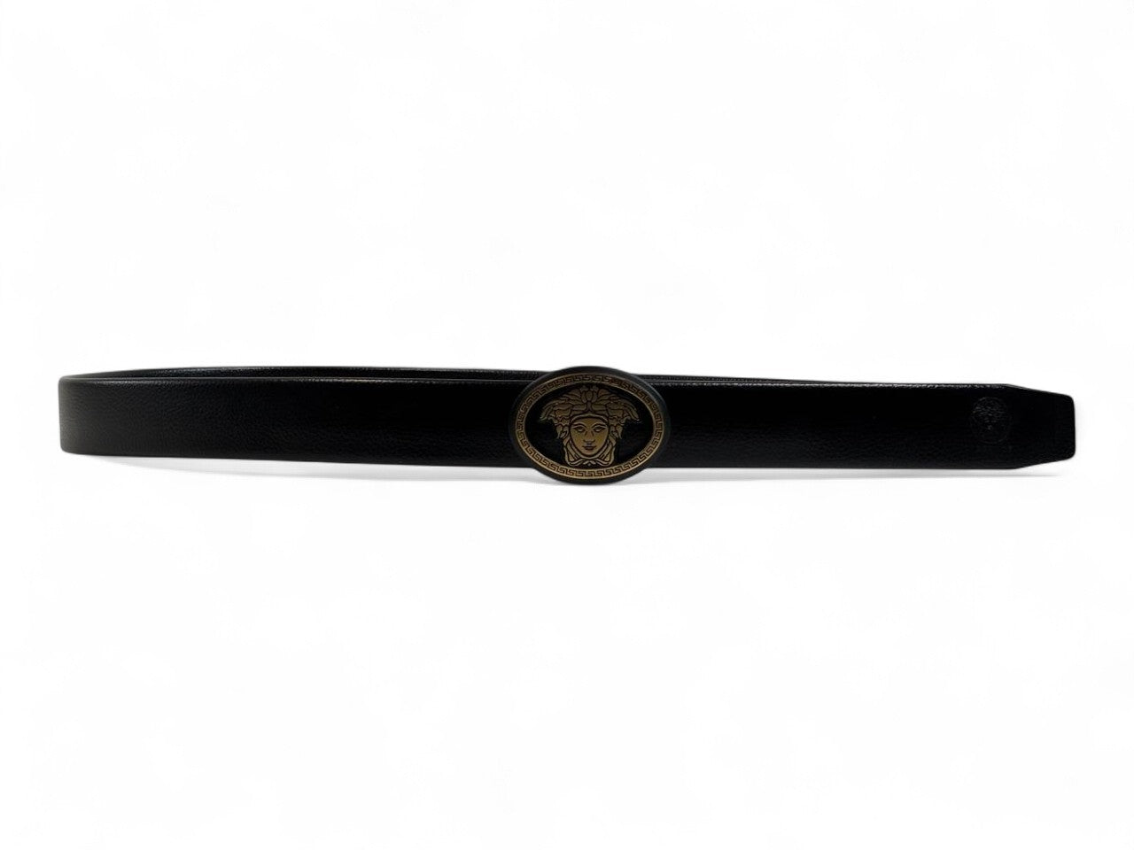 🖤 Versace Medusa Signature Black Leather Belt – 135 cm Edition 👑
