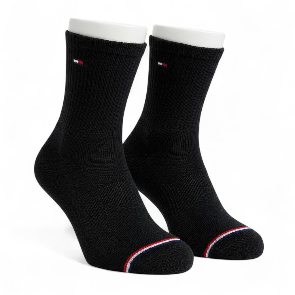 🧦 Tommy Hilfiger Classic Black Socks – Pack of 3 👟