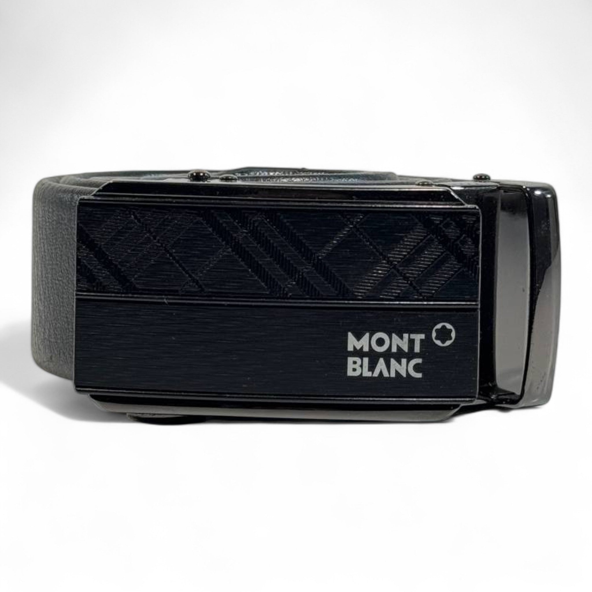 🖤 Montblanc Signature Leather Belt – 135cm (Black Edition) ⚡️