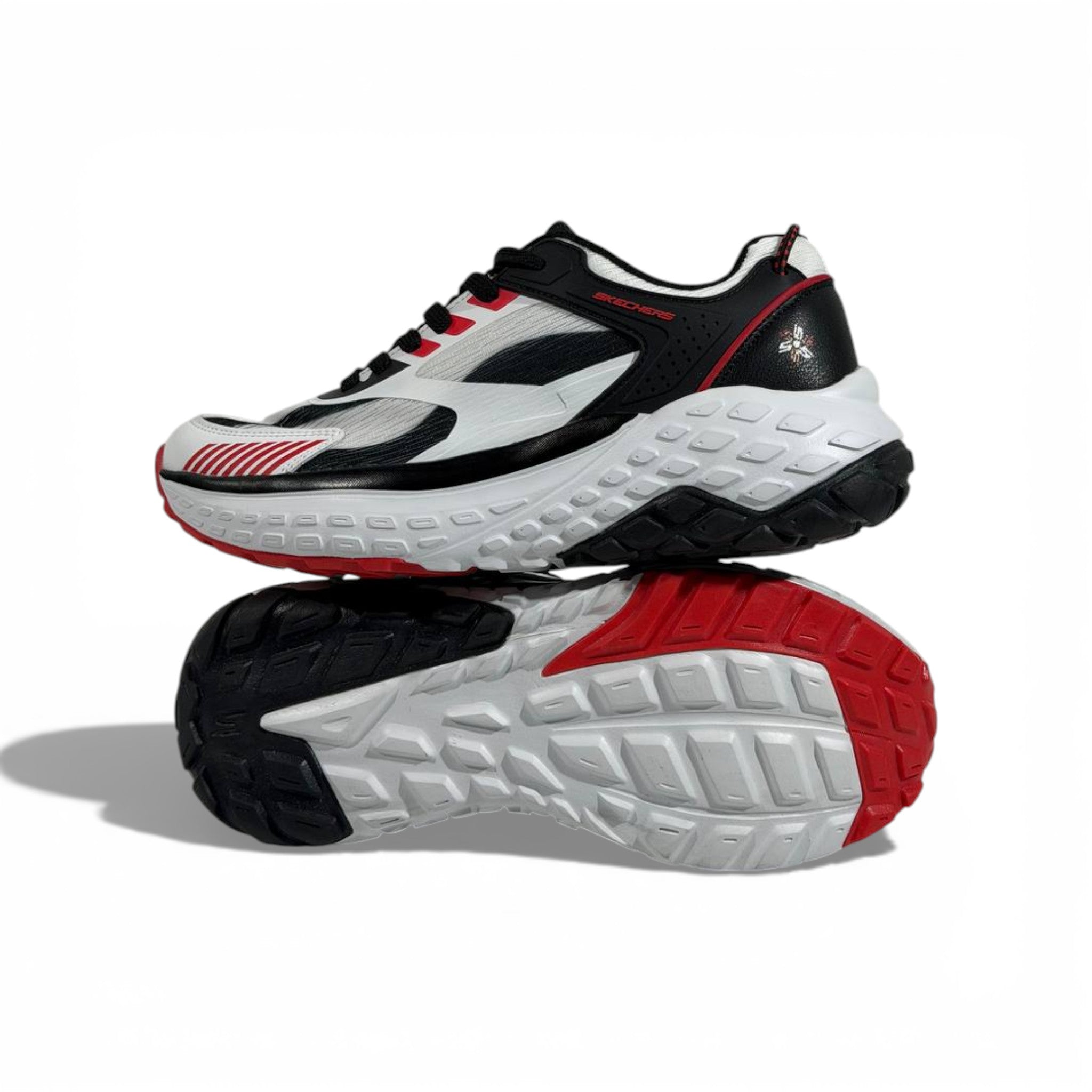 🔴⚫ Skechers Monster Evo Sneakers – Bold Style, Rugged Comfort & Performance 👟🔥