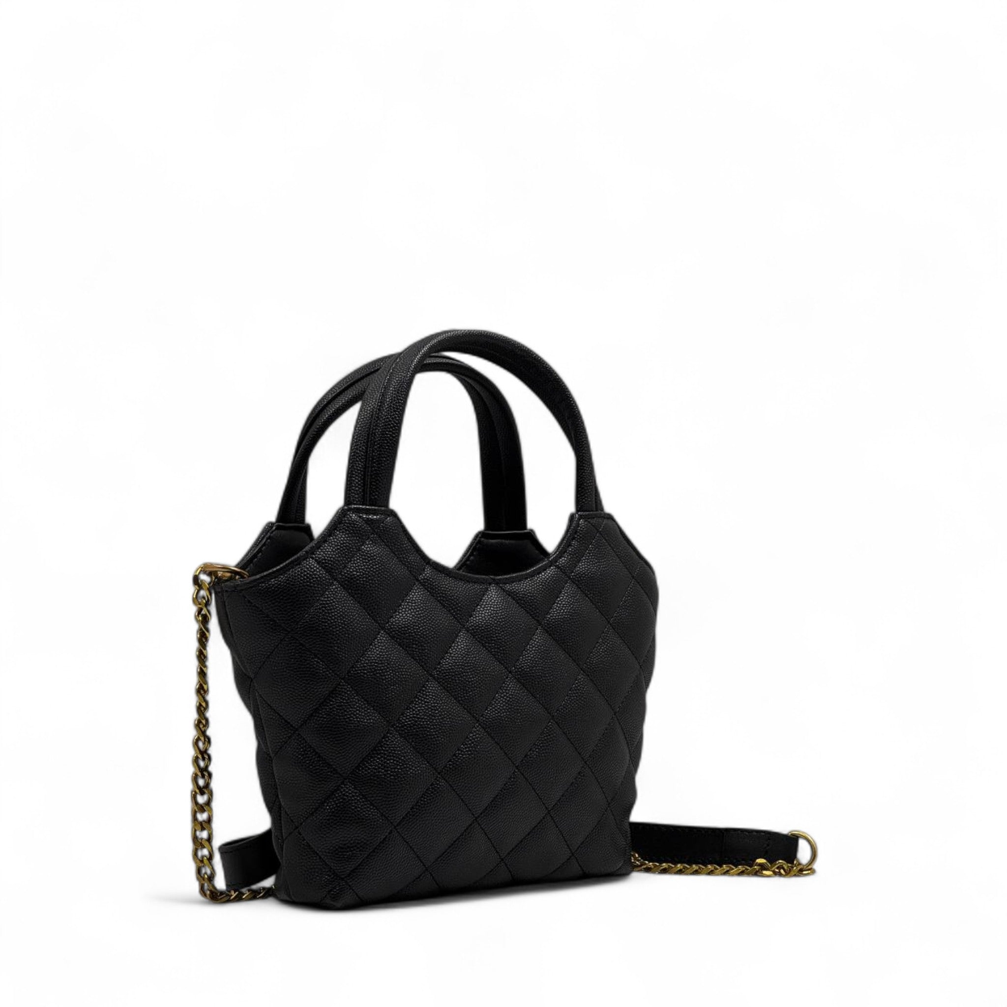YSL Quilted Chain Mini Bag – Black Luxe Icon 🖤✨