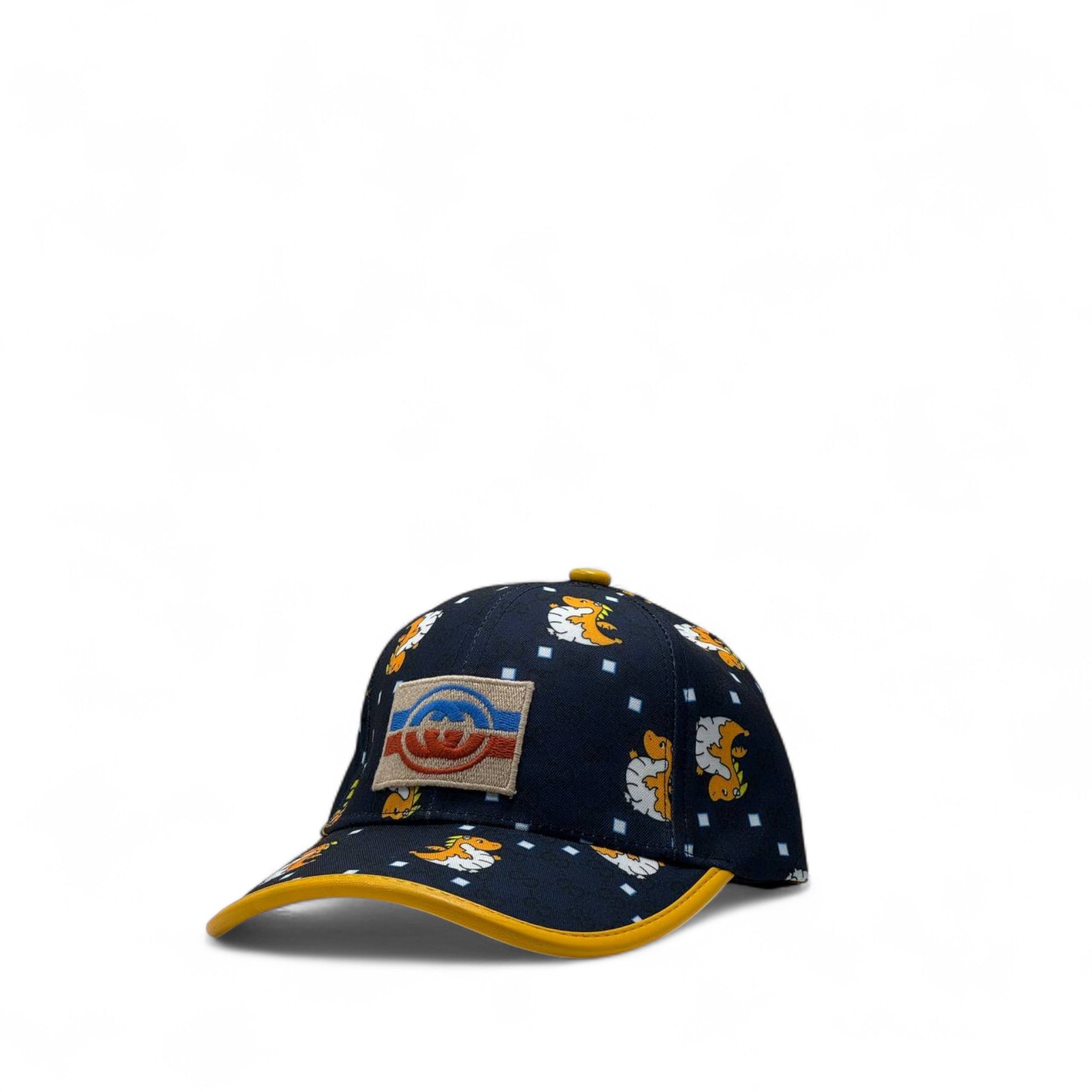 Gucci Cartoon Print Baseball Cap – Navy Fun Edition 🎩🟡