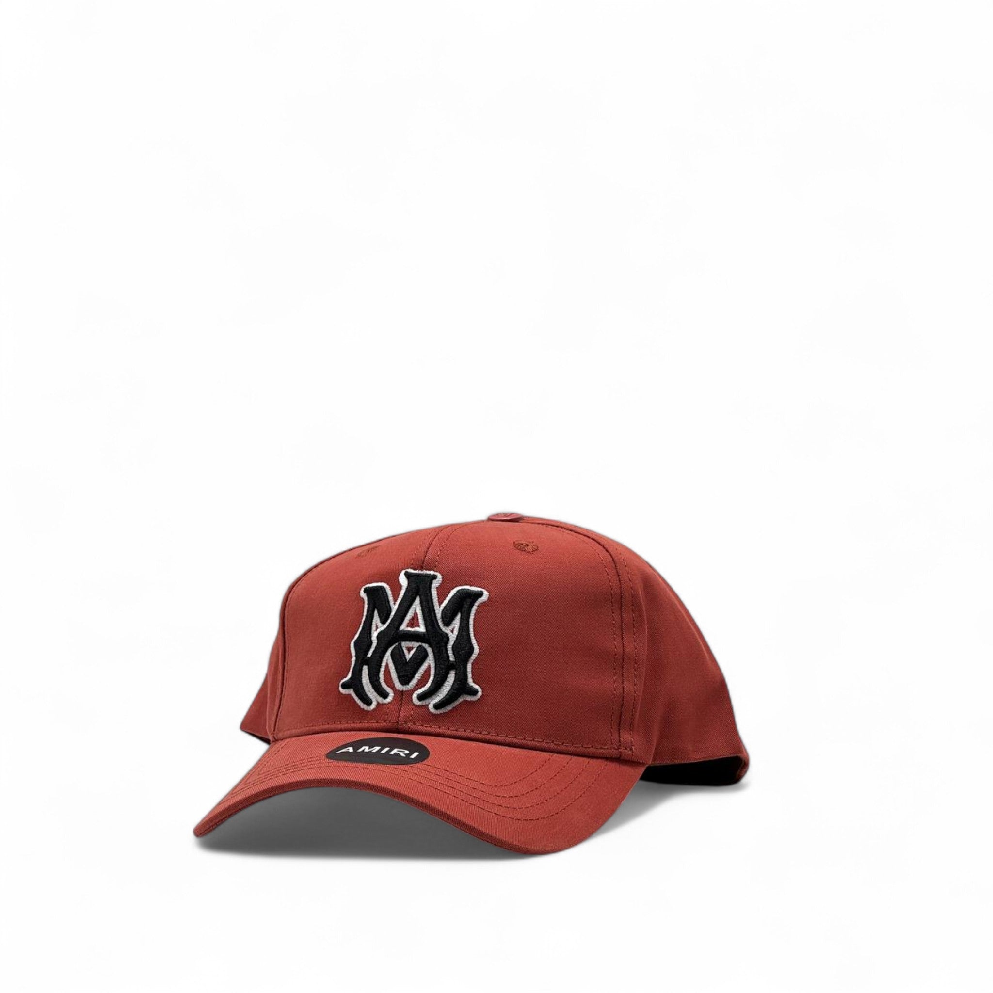 Amiri Signature Logo Baseball Cap – Deep Red 🔥🧢