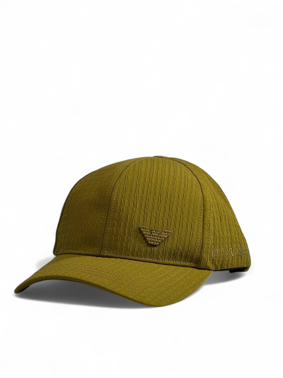 💛 Emporio Armani Mustard Textured Cap 💛