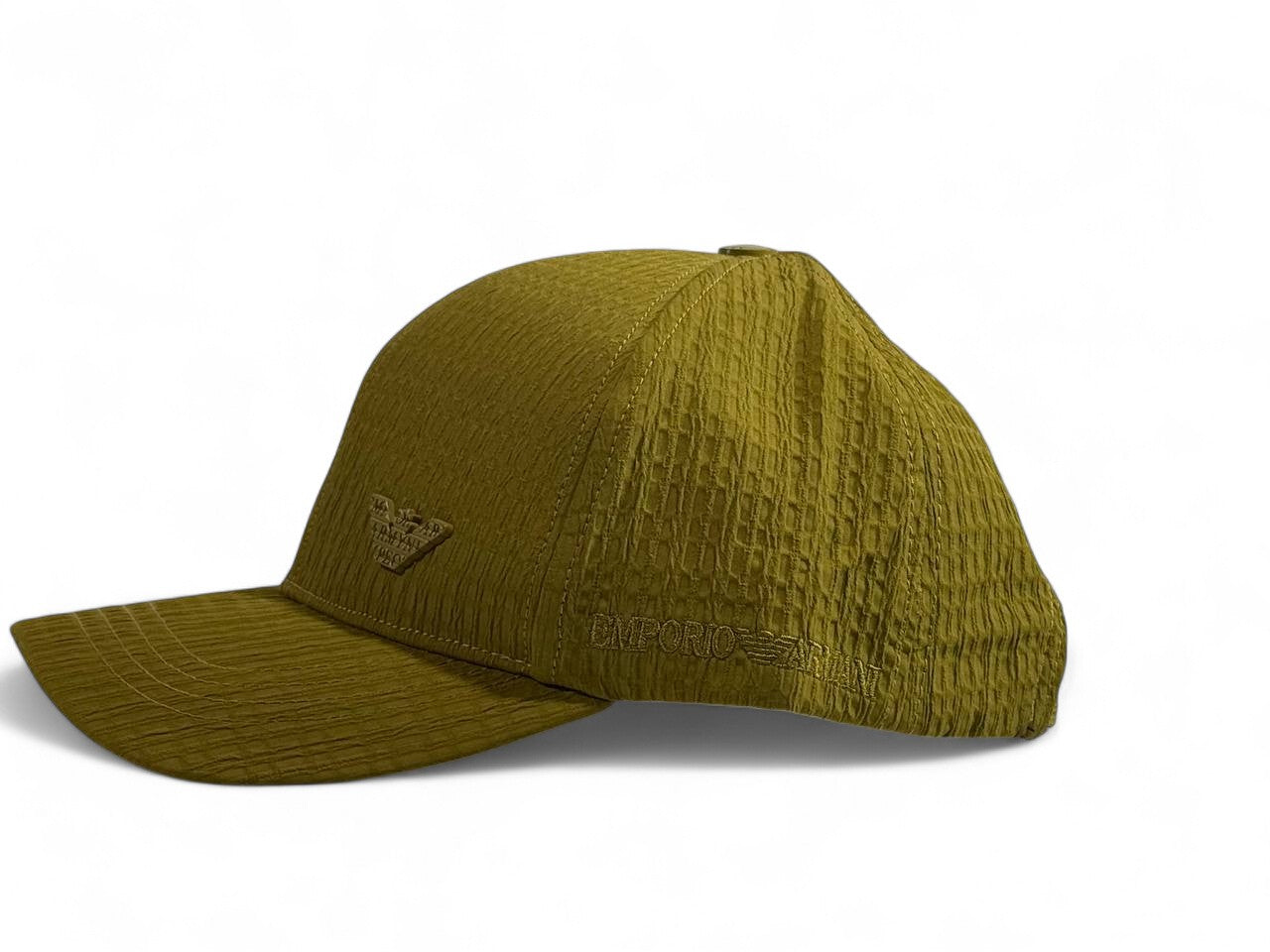 💛 Emporio Armani Mustard Textured Cap 💛