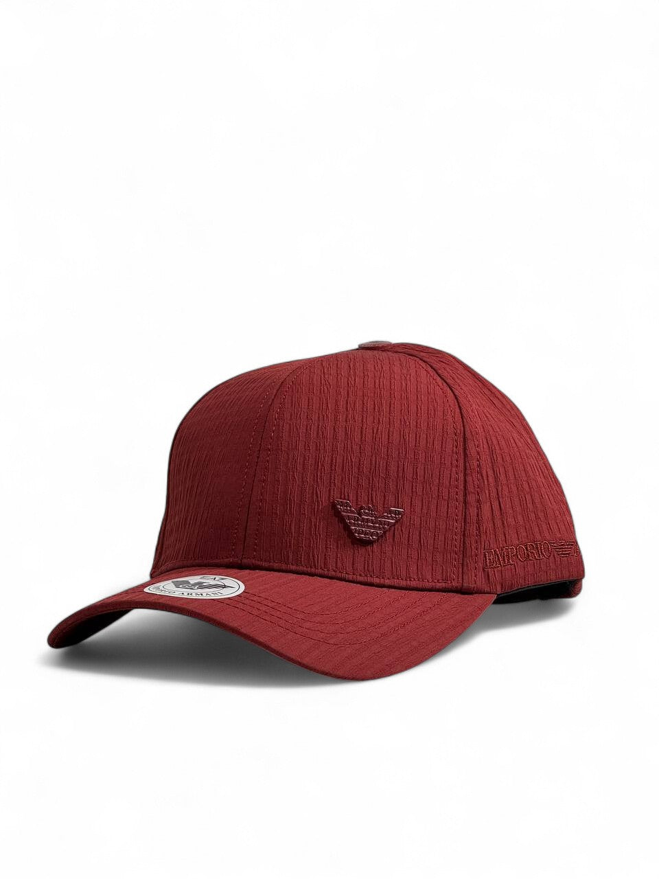 ❤️ Emporio Armani Burgundy Textured Cap ❤️