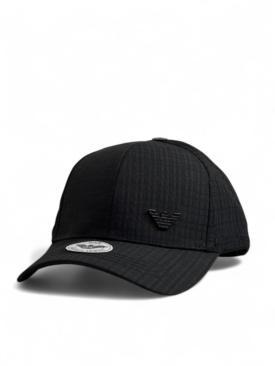 🖤 Emporio Armani Black Textured Cap 🖤
