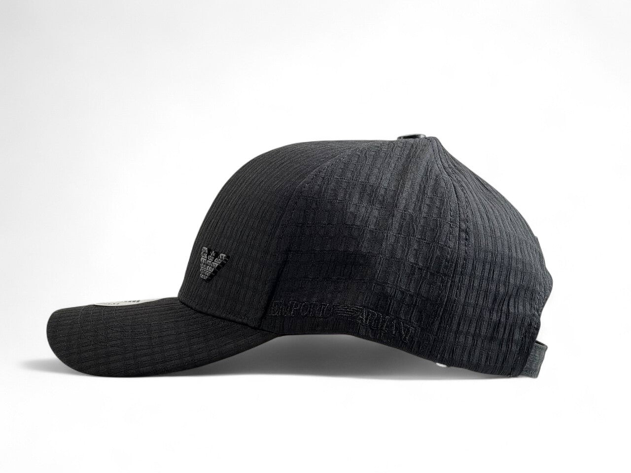 🖤 Emporio Armani Black Textured Cap 🖤
