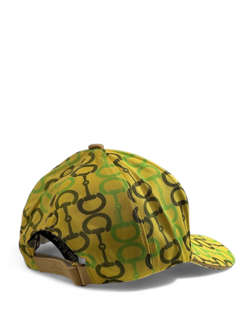 Gucci Yellow Monogram Print Cap 💛 | Luxury Designer Streetwear Icon