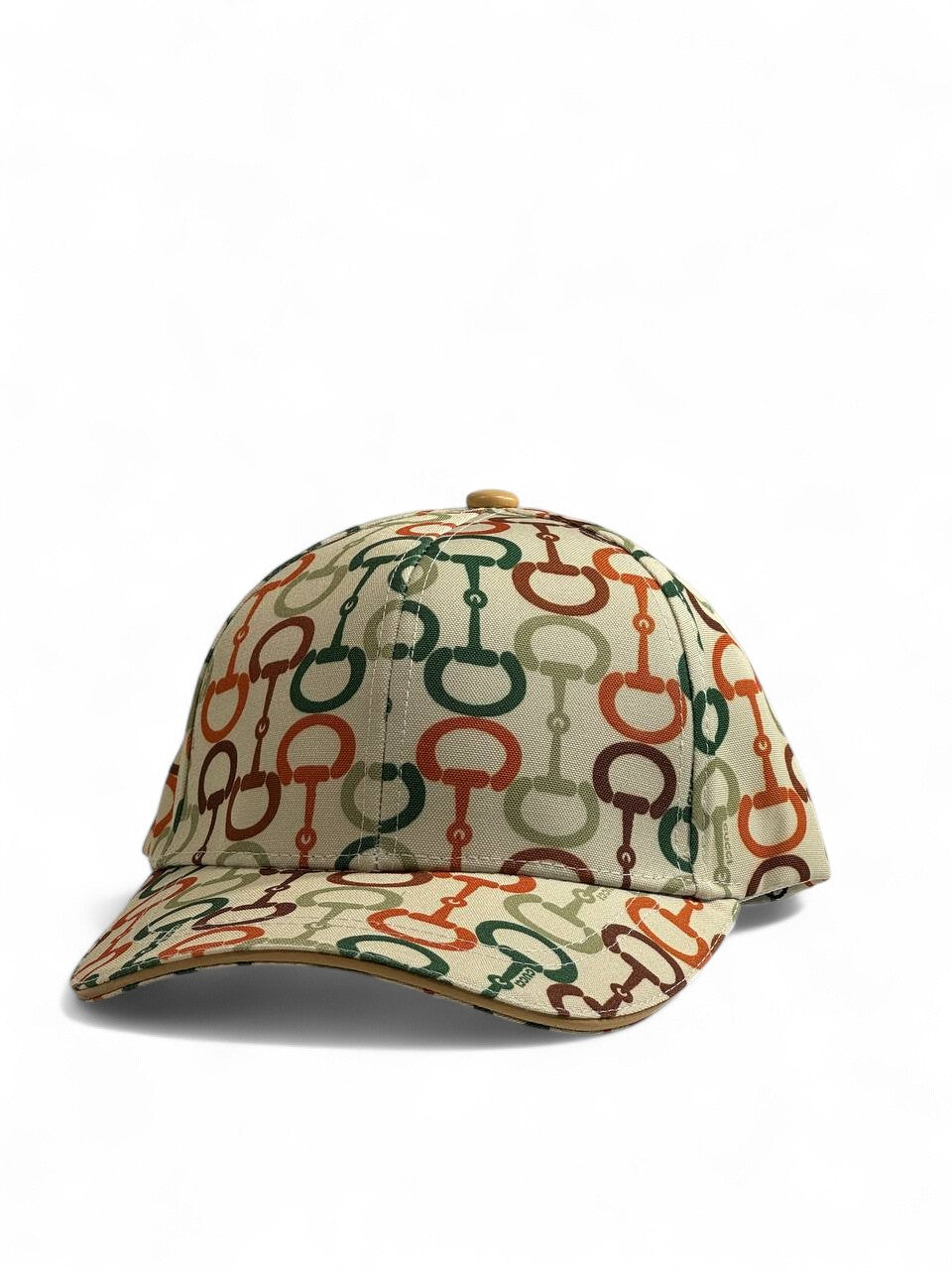 Gucci Beige Multicolor Monogram Cap 🤎💚🧡 | Luxury Designer Statement Hat