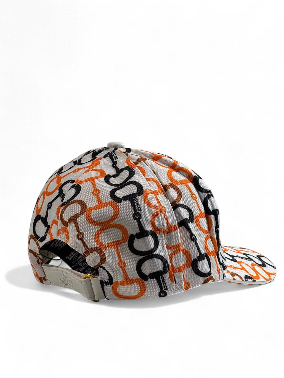 Gucci White Monogram Cap 🧡🖤 | Iconic Luxury Streetwear for Bold Style