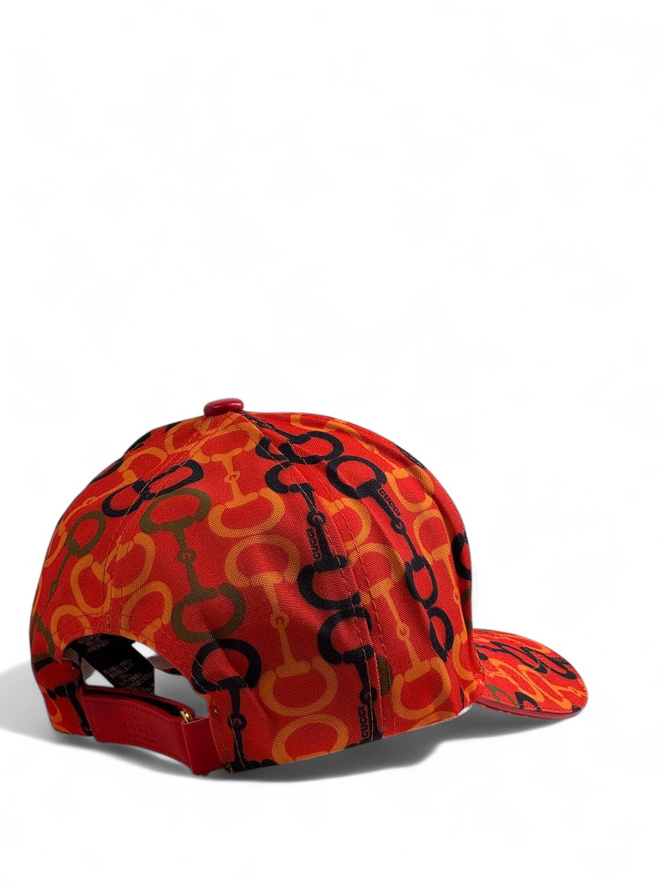 Gucci orange Monogram Cap ❤️🖤 | Bold Luxury Streetwear for Modern Icons