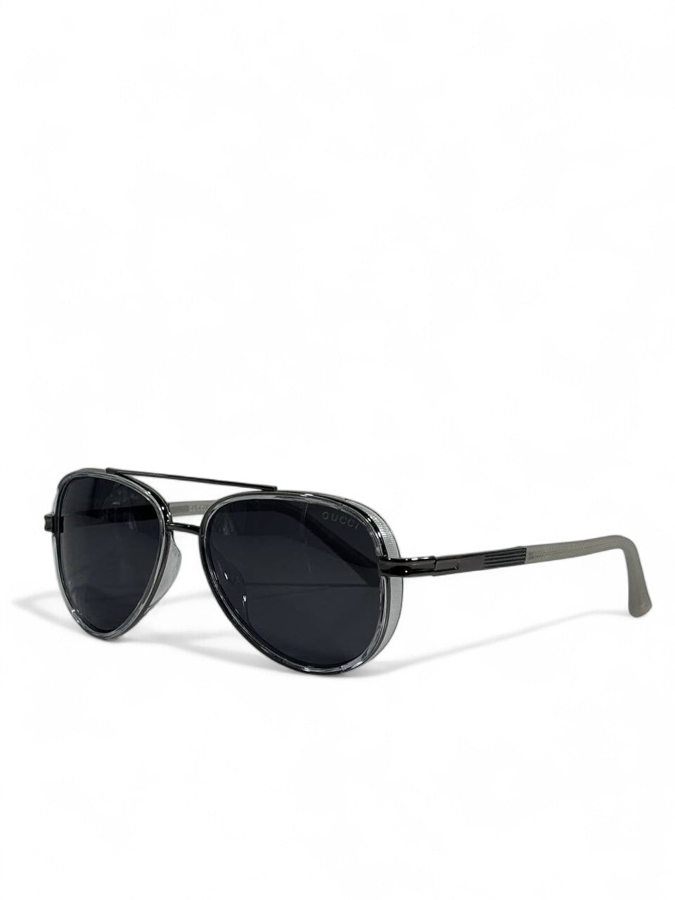 🖤 Gucci Black Aviator Metal Sunglasses