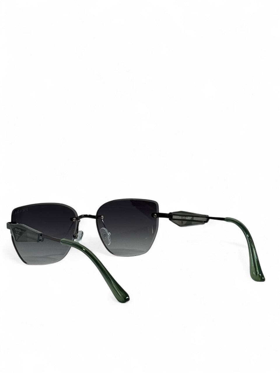 🕶️ Prada Linea Rossa Sunglasses – Green & Black Edition