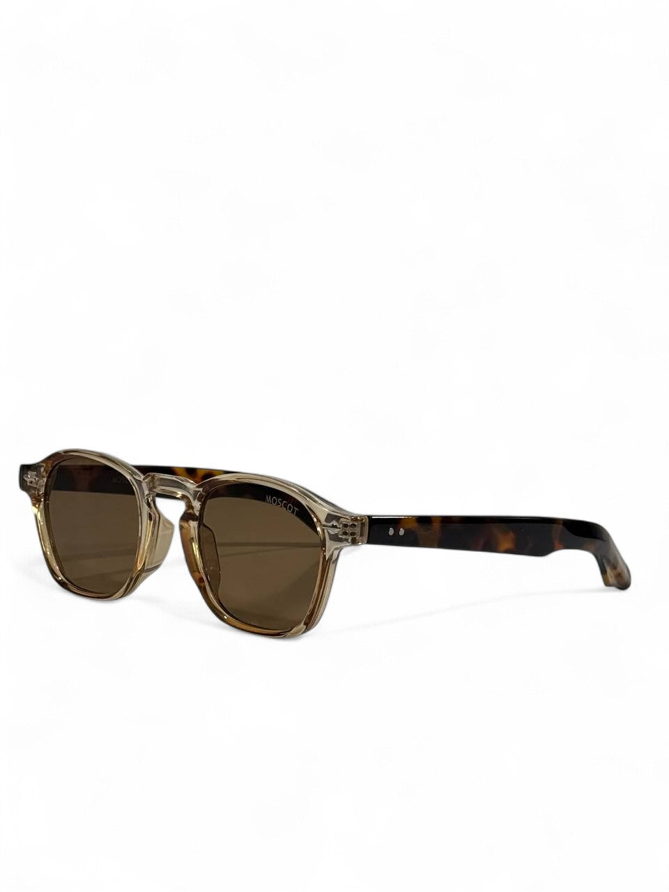 🕶️ Moscot Classic Sunglasses – Champagne & Tortoise Edition
