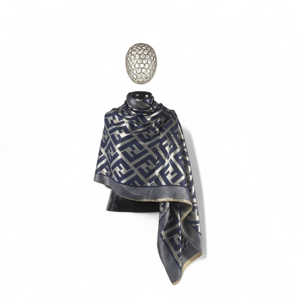 Fendi Double-Face Luxury Scarf 🖤 | Reversible Designer Shawl