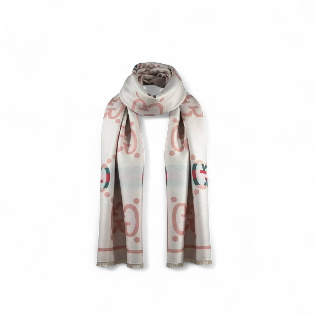 Gucci Double-Face Luxury Scarf 💕 | Reversible GG Monogram Shawl