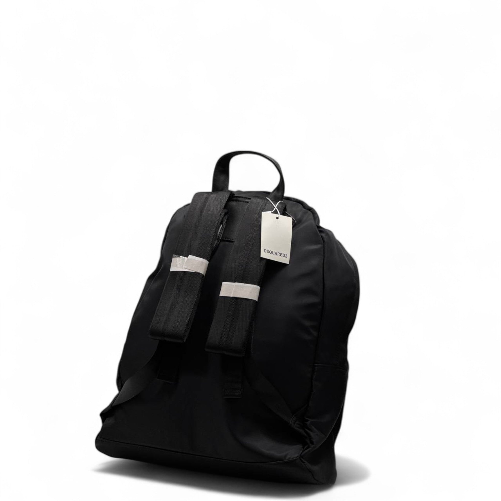 Dsquared2 ICON Black Backpack with Yellow Logo 💼⚡