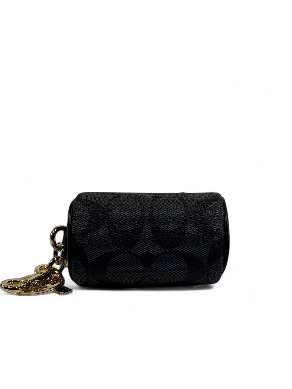 🖤 Coach Mini Signature Black Bag Charm – Iconic Elegance in Every Detail ✨