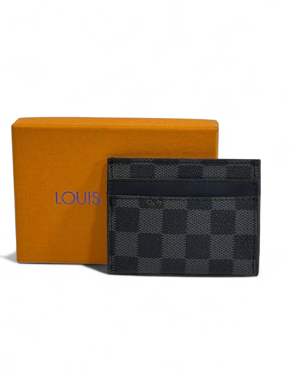 🖤 Louis Vuitton Damier Graphite Card Holder – Sleek Luxury, Everyday Style 💼