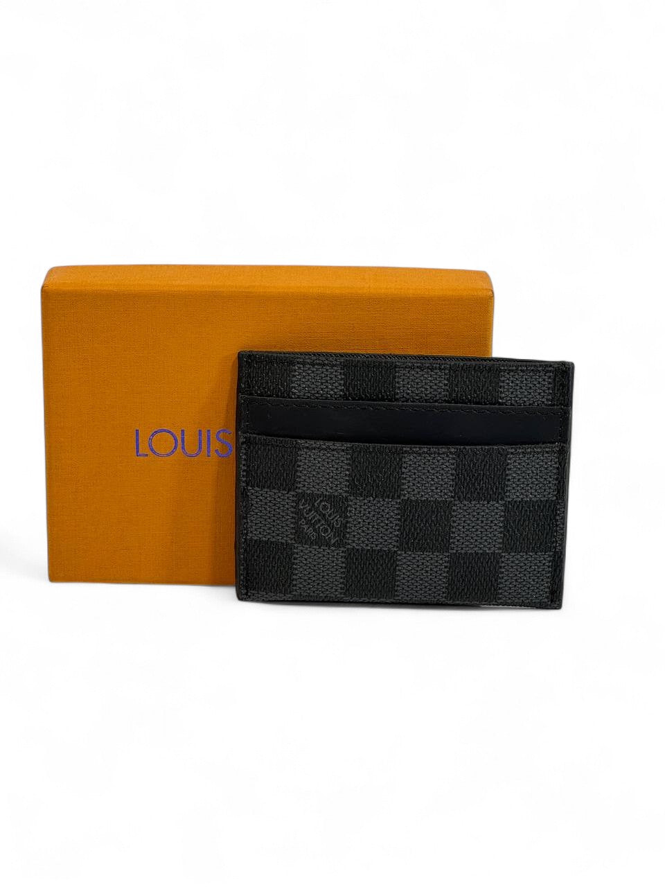 🖤 Louis Vuitton Damier Graphite Card Holder – Sleek Luxury, Everyday Style 💼