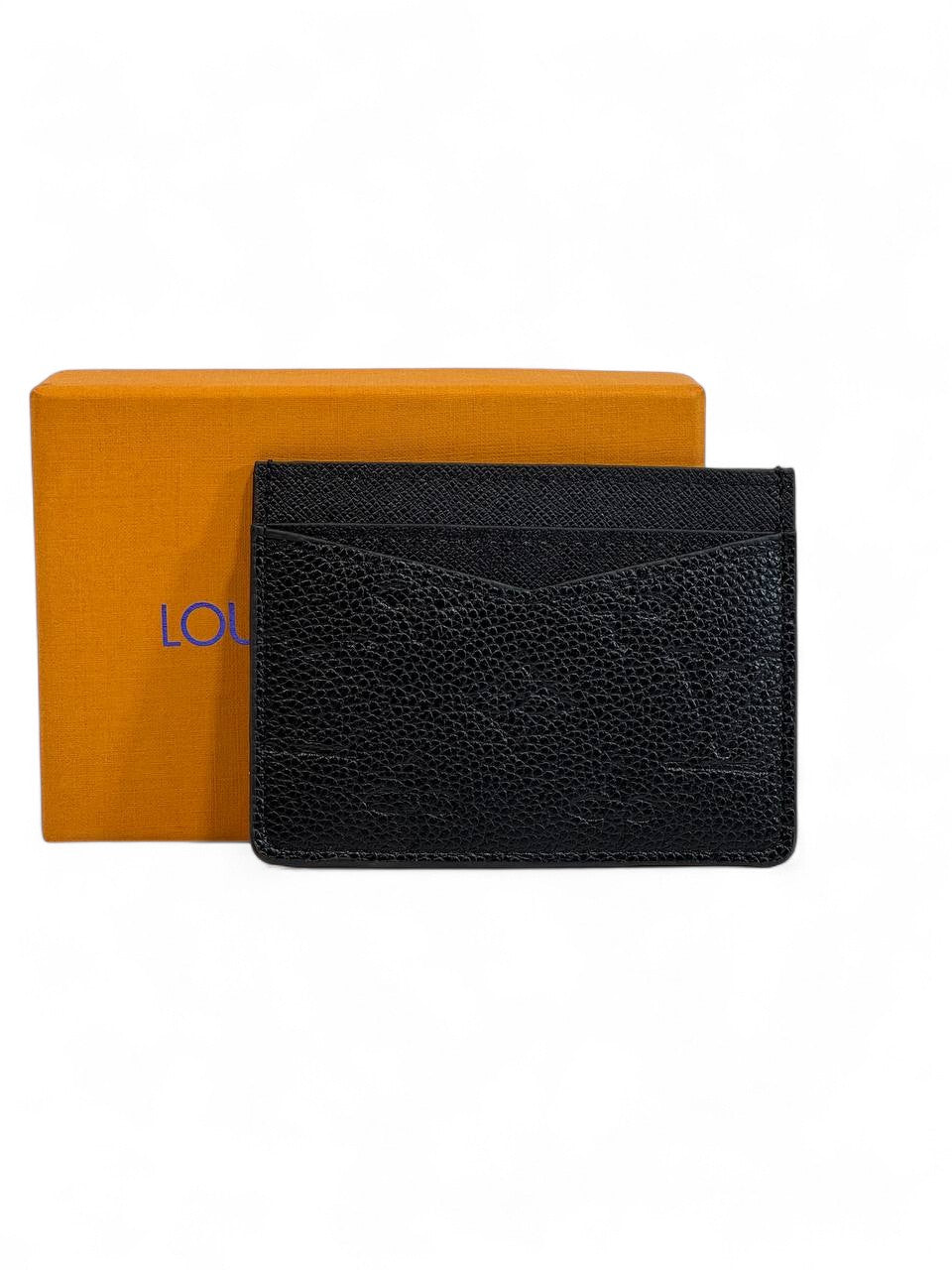 🖤 Louis Vuitton Black Epi Leather Card Holder – Minimalist Power & Timeless Luxury 💼