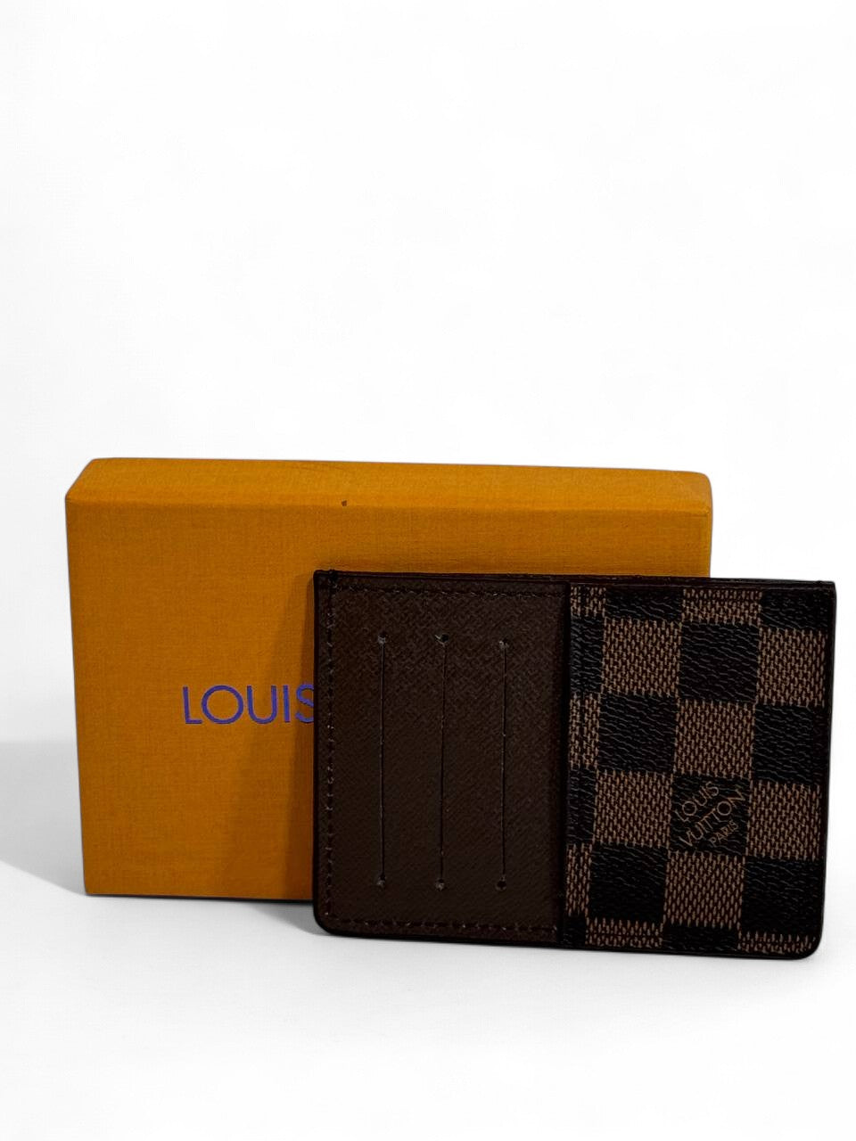 🤎 Louis Vuitton Damier Ebene Card Holder – Classic Charm, Everyday Sophistication 💼
