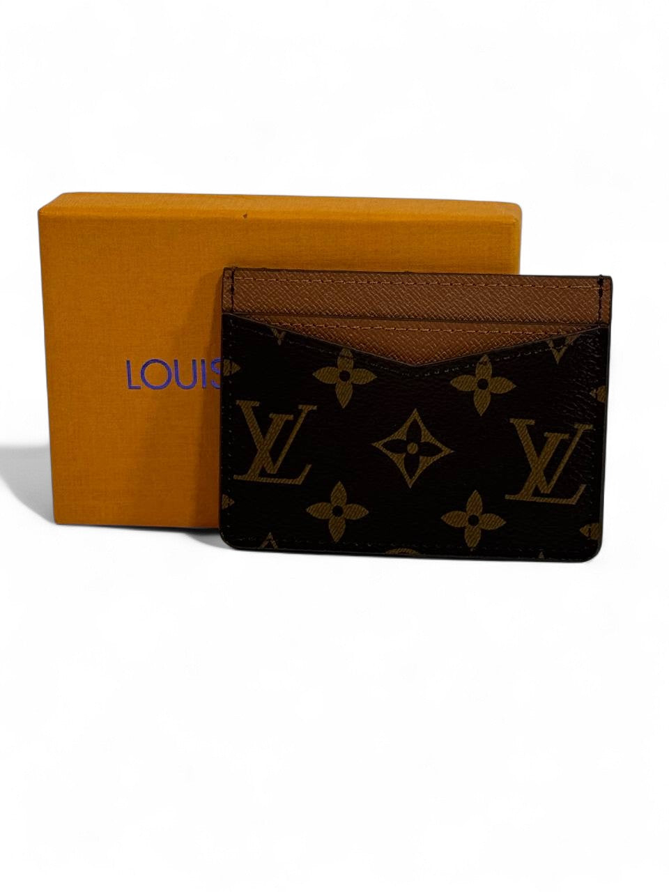 🤎 Louis Vuitton Monogram Canvas Card Holder – Brown Edition of Refined Luxury 💼