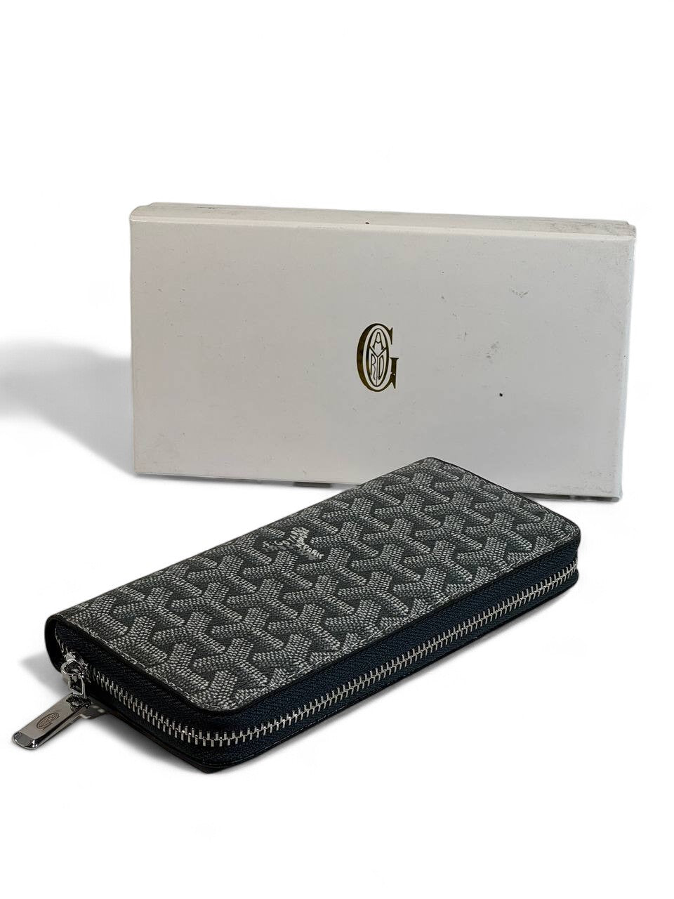 🩶Goyard Grey Saint Sulpice Long Wallet – Parisian Classic Elegance 💼