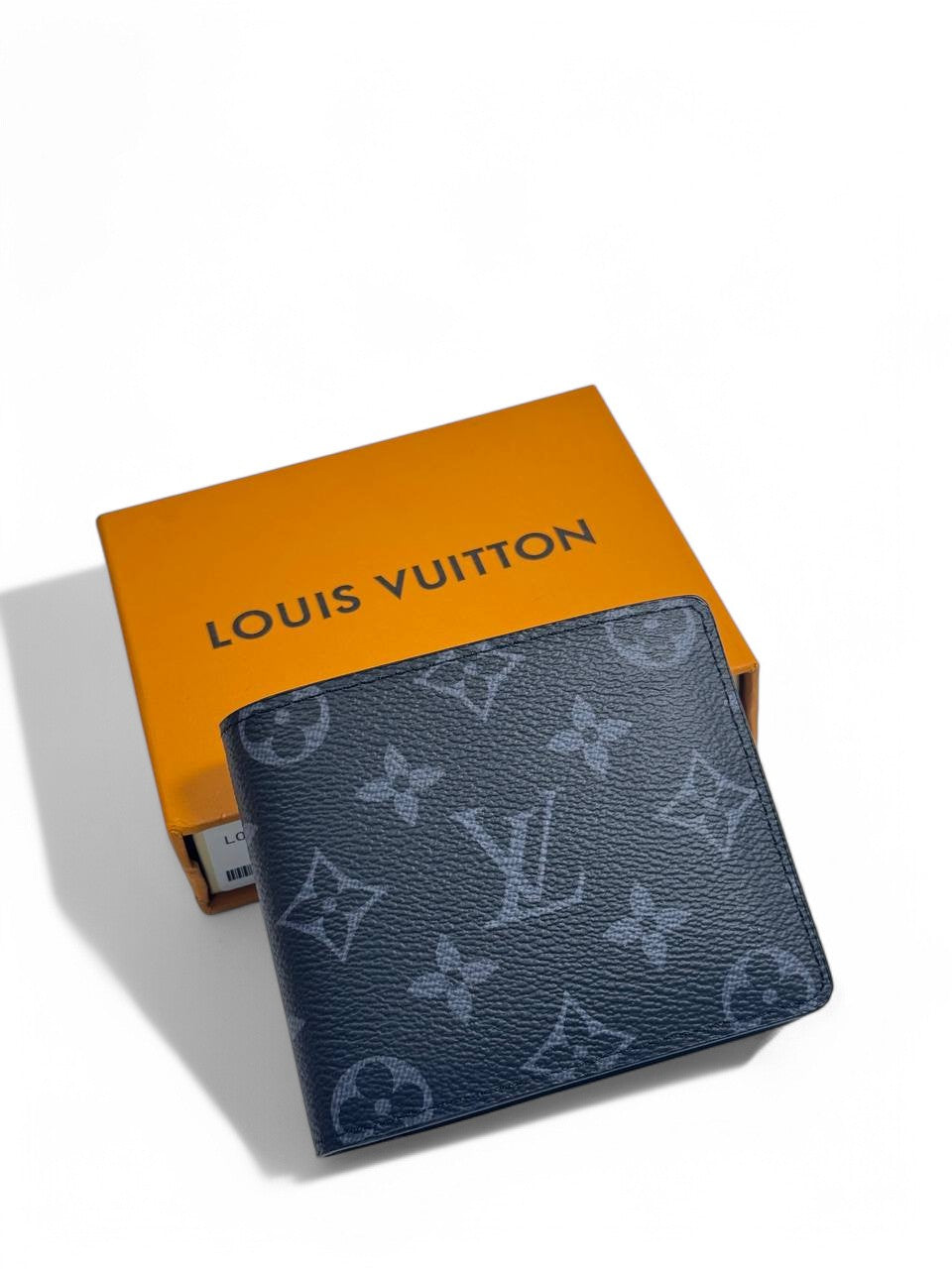 Louis Vuitton Monogram Eclipse Bifold Wallet – Black & Grey Designer Leather Wallet