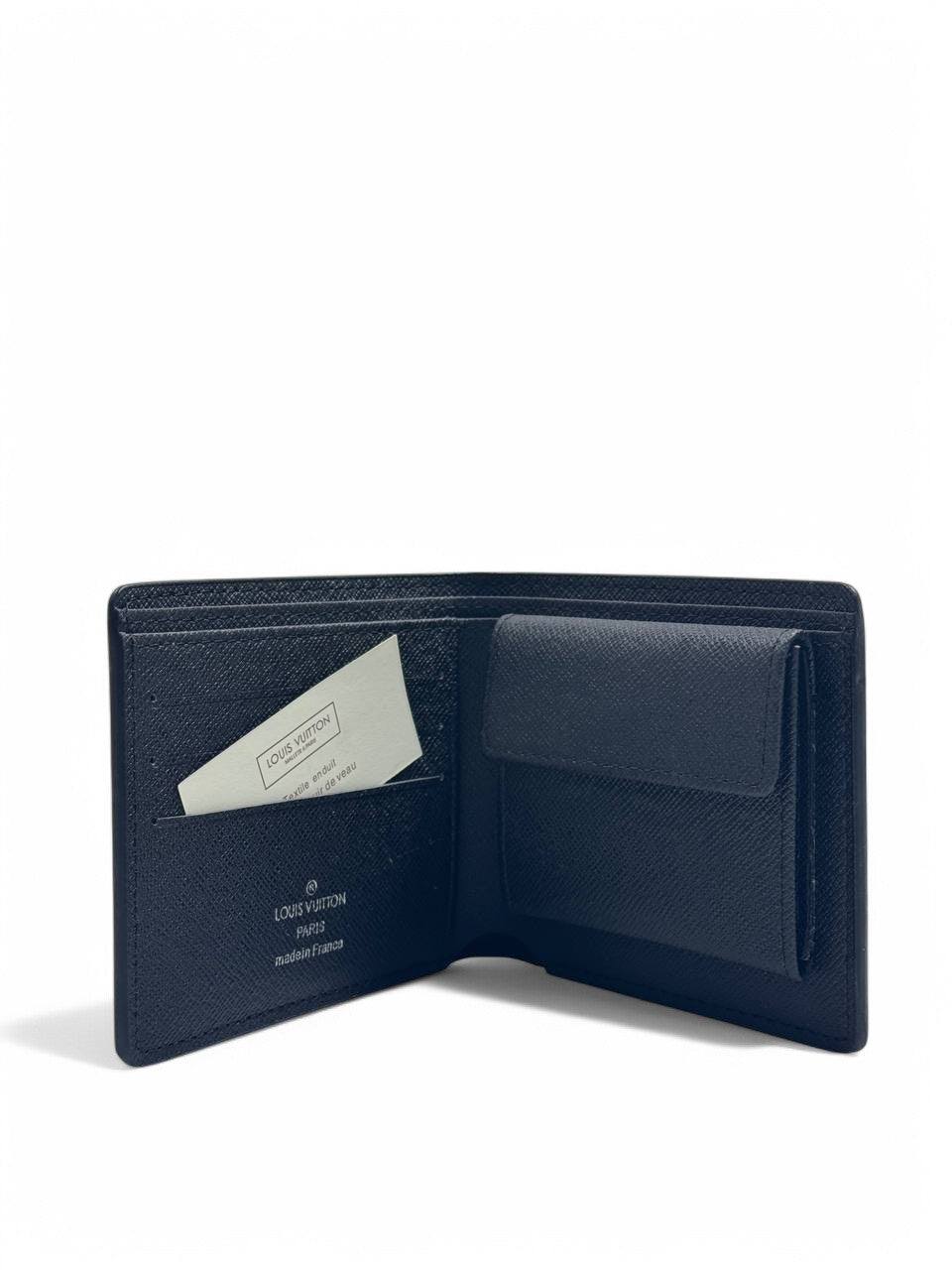 Louis Vuitton Monogram Eclipse Bifold Wallet – Black & Grey Designer Leather Wallet