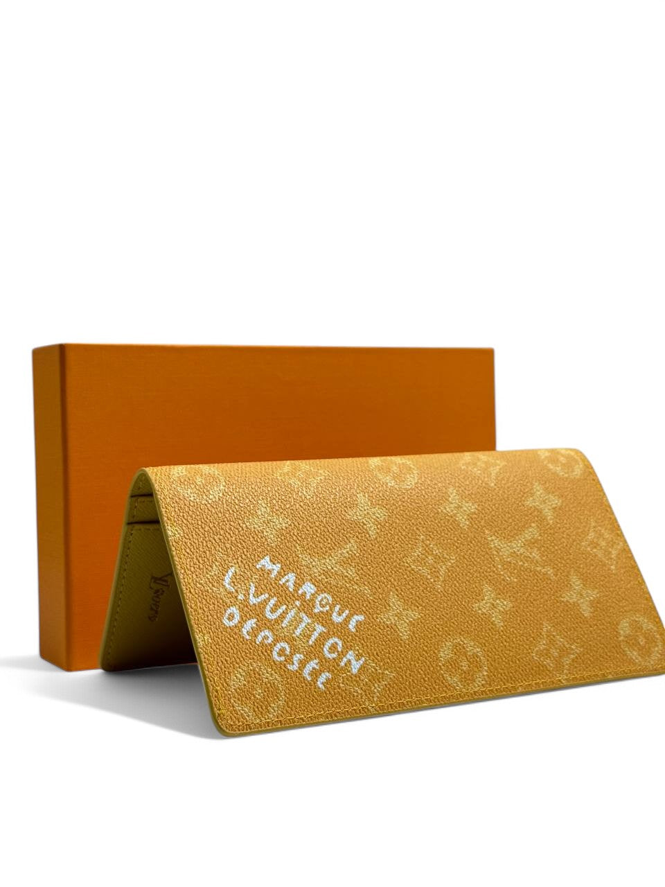 Louis Vuitton Graffiti Wallet – Limited Edition Yellow Monogram Bifold