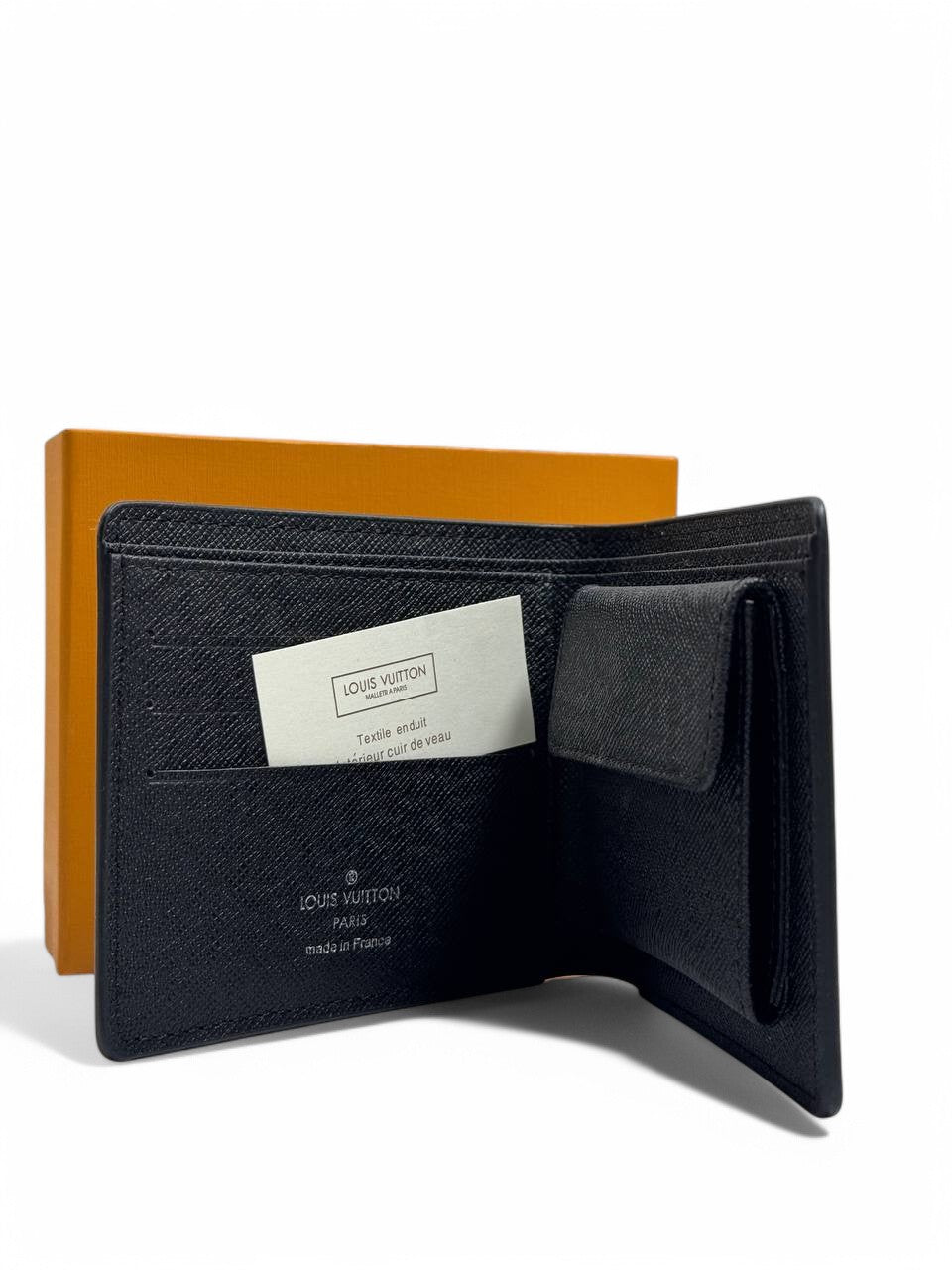 Louis Vuitton Damier Graphite Wallet – Classic Bifold Black & Grey Designer Wallet