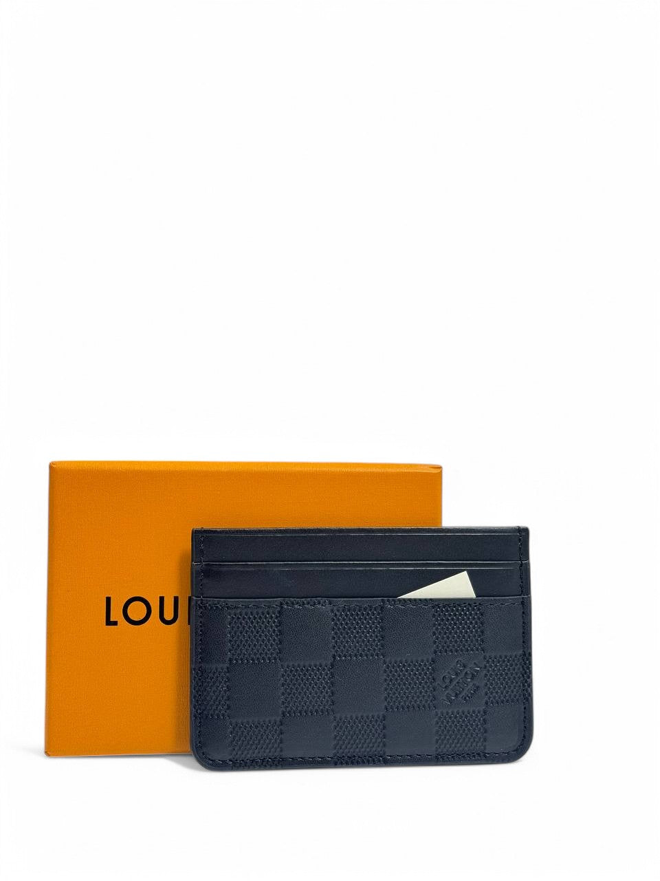Louis Vuitton Damier Graphite Card Holder – Slim Black Monogram Wallet