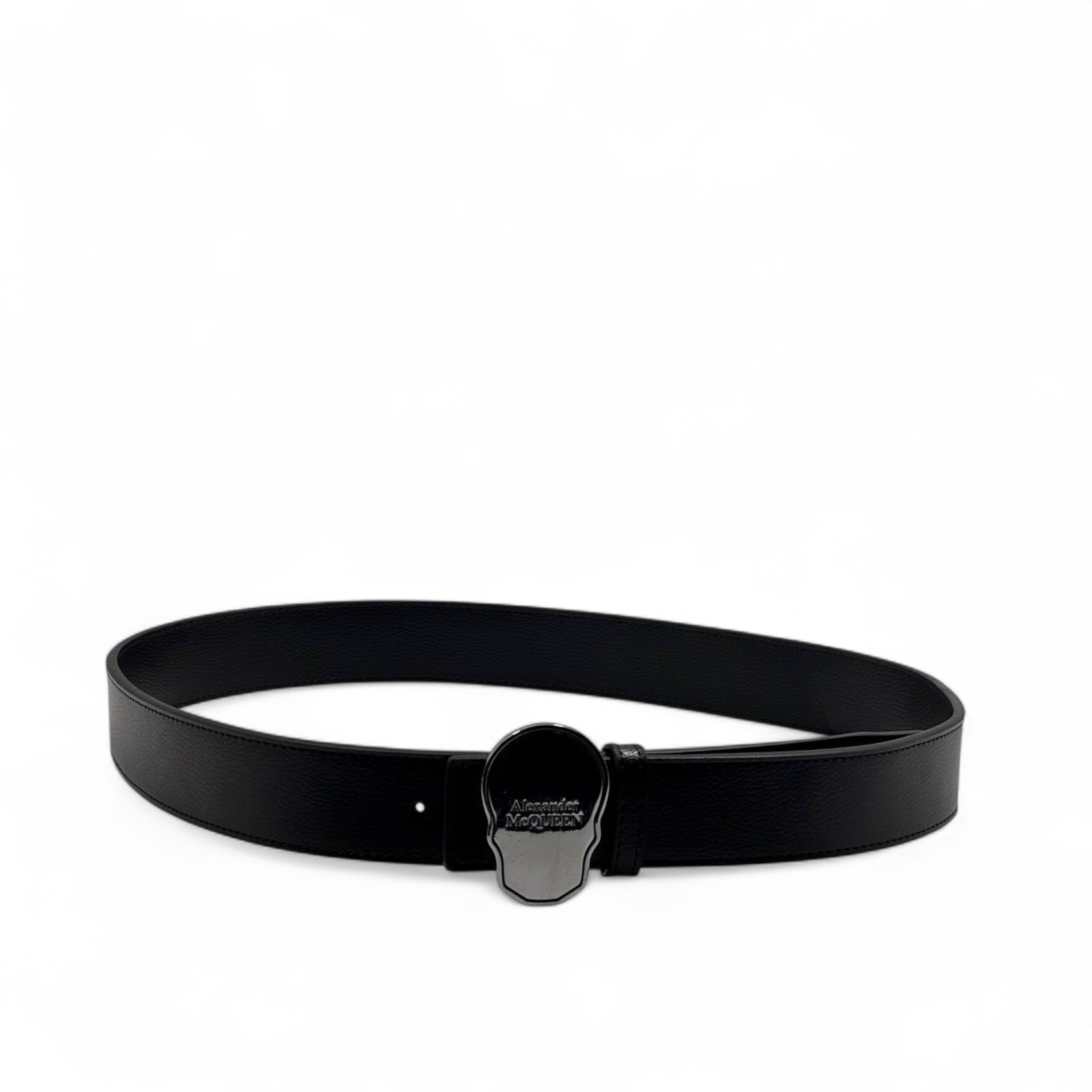 Alexander McQueen Skull Belt โ 120CM | Dark Elegance Meets Rebellion ๐